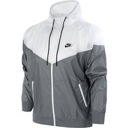 densidad unir En consecuencia Nike Windrunner Hooded Jacket Men - Smoke Grey/White/Black • Price »