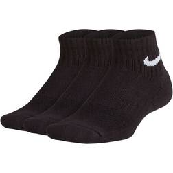 Nike Older Kid's Everyday Socks 3-pairs - Black/White (SX6844-010)