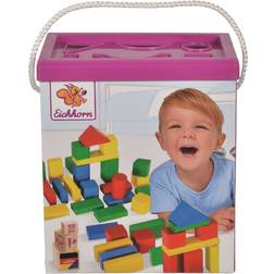 Eichhorn Colorful Wooden Building Blocks