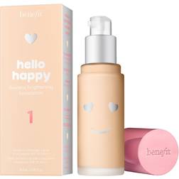 Benefit Hello Happy Flawless Brightening Foundation SPF15 PA++ #01 Fair cool