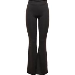 Only Fever Flared Trousers - Black
