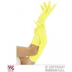 Widmann Long Neon Yellow Gloves