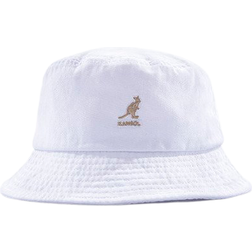 Kangol Washed Bucket Hat - White