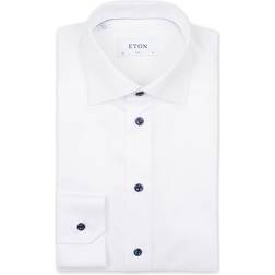 Eton Twill Shirt - White