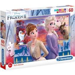 Clementoni Disney Frozen 2 Anna & Elsa 60 Pieces