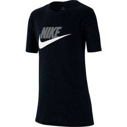 Nike Older Kid's Sportswear T-shirt - Black/Light Smoke Gray (AR5252-013)
