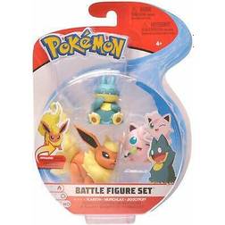 Pokémon Battle Figure Set Flareon + Munchlax + Jigglypuff