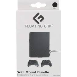 Floating Grip Xbox One X Console and Controller Wall Mount Bundle - Black