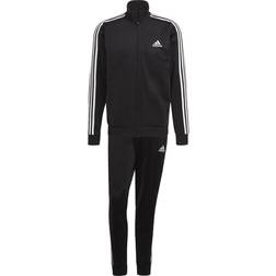 adidas Essentials 3-Stripes Track Suit - Black/White