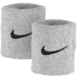 Nike Swoosh Wristband 2-pack - Dark Grey/Black