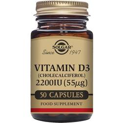 Solgar Vitamin D3 (Cholecalciferol) 55Mcg 2200 IU 50 pcs