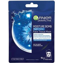 Garnier SkinActive Moisture Bomb Night-Time Face Tissue Mask