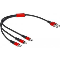 USB A-Lightning/2USB C 2.0 0.3m