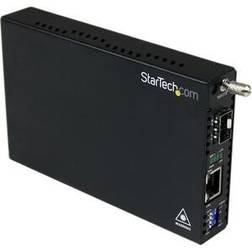 StarTech Gigabit Ethernet Fiber Media Converter with Open SFP