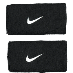 Nike Swoosh Doublewide Wristband - Black/White