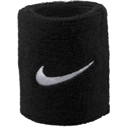 Nike Swoosh Wristband 2-pack - Black/White
