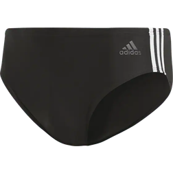 adidas Fitness 3-Stripes Swim Trunks - Black/White