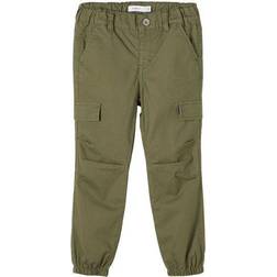 Name It Twill Cargo Trousers - Green/Ivy Green (13185534)