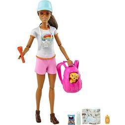 Mattel Barbie Wanderin Playset Doll with Dog