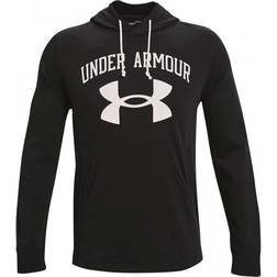 Under Armour Rival Terry Big Logo Hoodie Men - Black/Onyx White