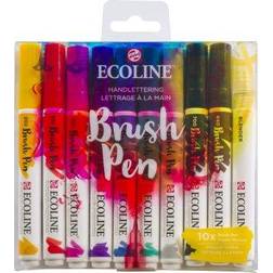 Ecoline Hand Lettering Brush Pen 10 Set