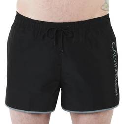 Calvin Klein Core Solid Short Runner Swim Shorts - Black