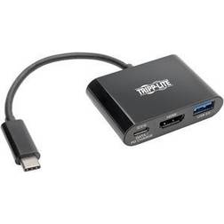 Tripp Lite USB C-USB A/HDMI/USB C M-F Adapter