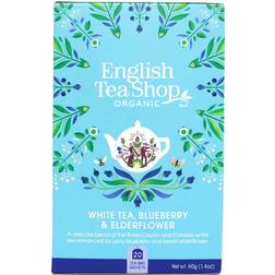 English Tea Shop White Tea Blueberry & Elderflower 40g 20st
