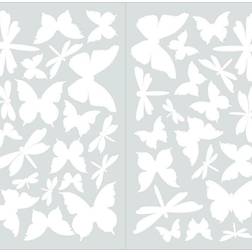 RoomMates Butterflies and Dragonflies Glow in the Dark Wall Decals