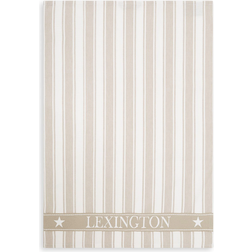 Lexington Icons Twill Waffle Striped Kjøkkenhåndkle Beige (70x50cm)
