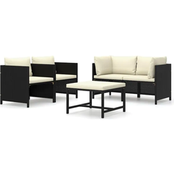 vidaXL 3059780 Outdoor Lounge Set, 1 Table incl. 4 Sofas
