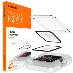 Spigen ProFlex EZ Fit Screen Protector for Apple Watch Series 4/5/6/SE 2-Pack