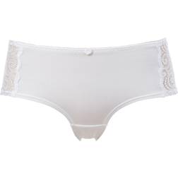 Trofé Irene Lace Midi Panties - White
