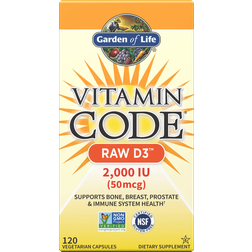 Garden of Life Vitamin Code Raw D3 2000lu 120 pcs
