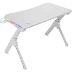 Mars Gaming MGDRGB Gaming Desk - White, 1100x600x750mm