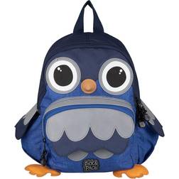 Pick & Pack Owl Shape Backpack - Blue Melange