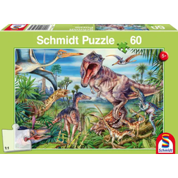 Schmidt Amongst the Dinosaurs 60 Pieces