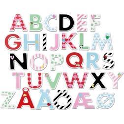 Micki H Letters & Stickers with Different Pattern