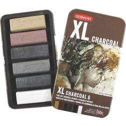 Derwent XL Charcoal Blocks Set of 6