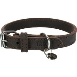 Trixie Greased Leather Collar Rustic L-XL