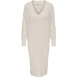Only Tessa Knitted Dress - Beige/Pumice Stone