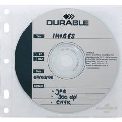 Durable CD/DVD Cover File (10 Pcs) - Transparent
