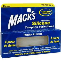 Mack’s Pillow Soft Silicone Putty Ear Plugs 2-pack