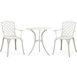vidaXL 315593 Bistro Set, 1 Table incl. 2 Chairs