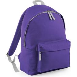 Beechfield Childrens Junior Fashion Backpack - Purple/Light Grey