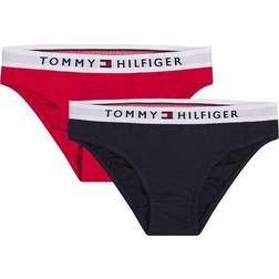 Tommy Hilfiger Organic Cotton Logo Waistband Briefs 2-pack - Primary Red/Desert Sky (UG0UG00382)