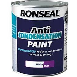 Ronseal Anti Condensation Deckenfarbe, Wandfarbe Weiß 0.75L