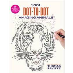 1,001 Dot-to-Dot Amazing Animals (Paperback)
