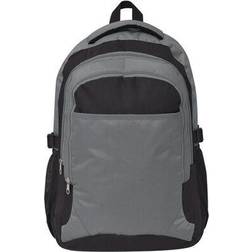 vidaXL School Backpack 40L - Black/Grey