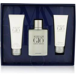 Giorgio Armani Acqua Di Gio Gift Set Pour Homme EdT 100ml + Shower Gel 75ml + Aftershave Balm 75ml